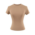 Women's Slim Fit Casual T-Shirt - Short Sleeve Top