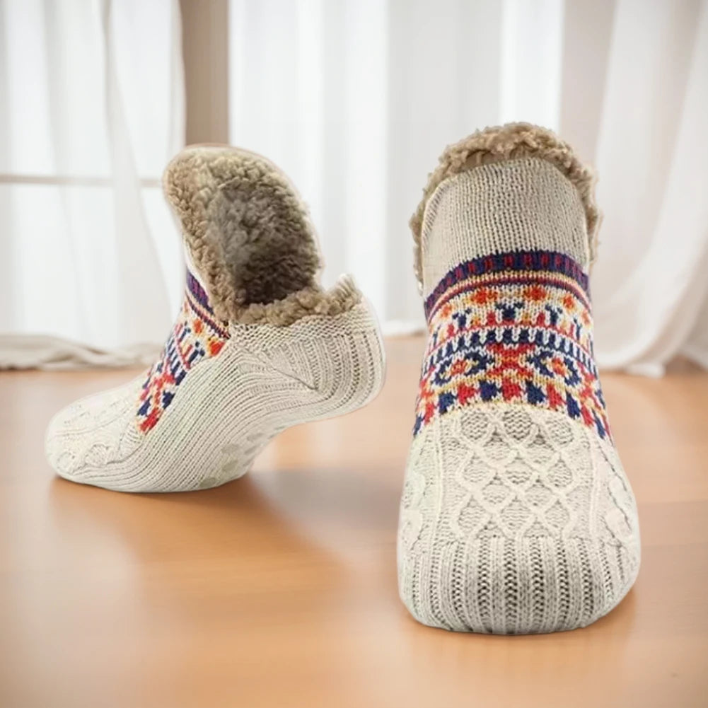 Winter Thermal Slipper Socks - Non-Slip Indoor Floor Socks