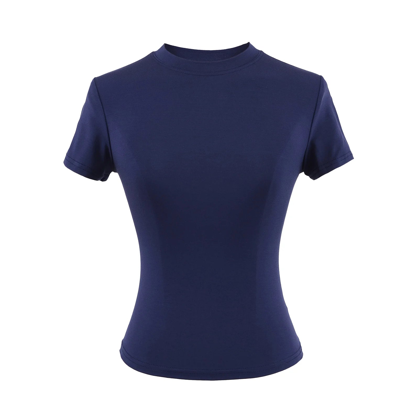Women's Slim Fit Casual T-Shirt - Short Sleeve Top