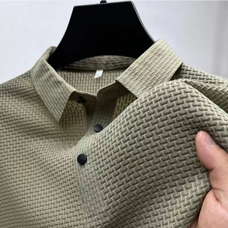 Men's Business Casual Polo Shirt