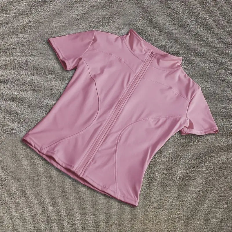 Women's Short Sleeve Sports Jacket - Summer Activewear