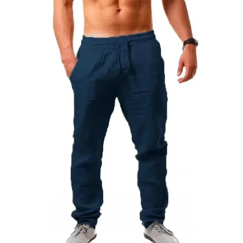 Men's Casual Beach Pants - Loose Breathable Trousers