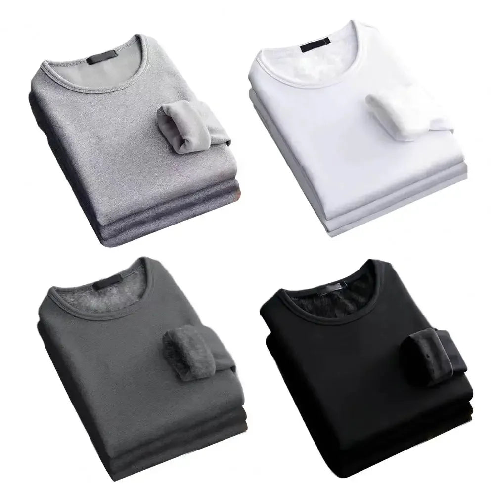 Men's Thermal Underwear - Long Sleeve Fleece Base Layer