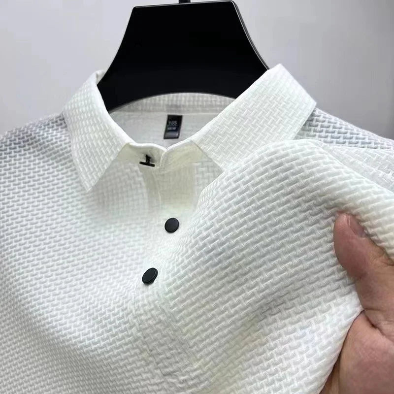 Men's Business Casual Polo Shirt