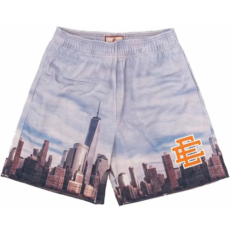2025 EE Eric Emanuel Basic Shorts NEW men's casual shorts fitness sports pants summer gym workout Men Classic GYM Mesh Shorts