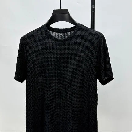 Men's Bamboo Mesh T-Shirt - Breathable Summer Top