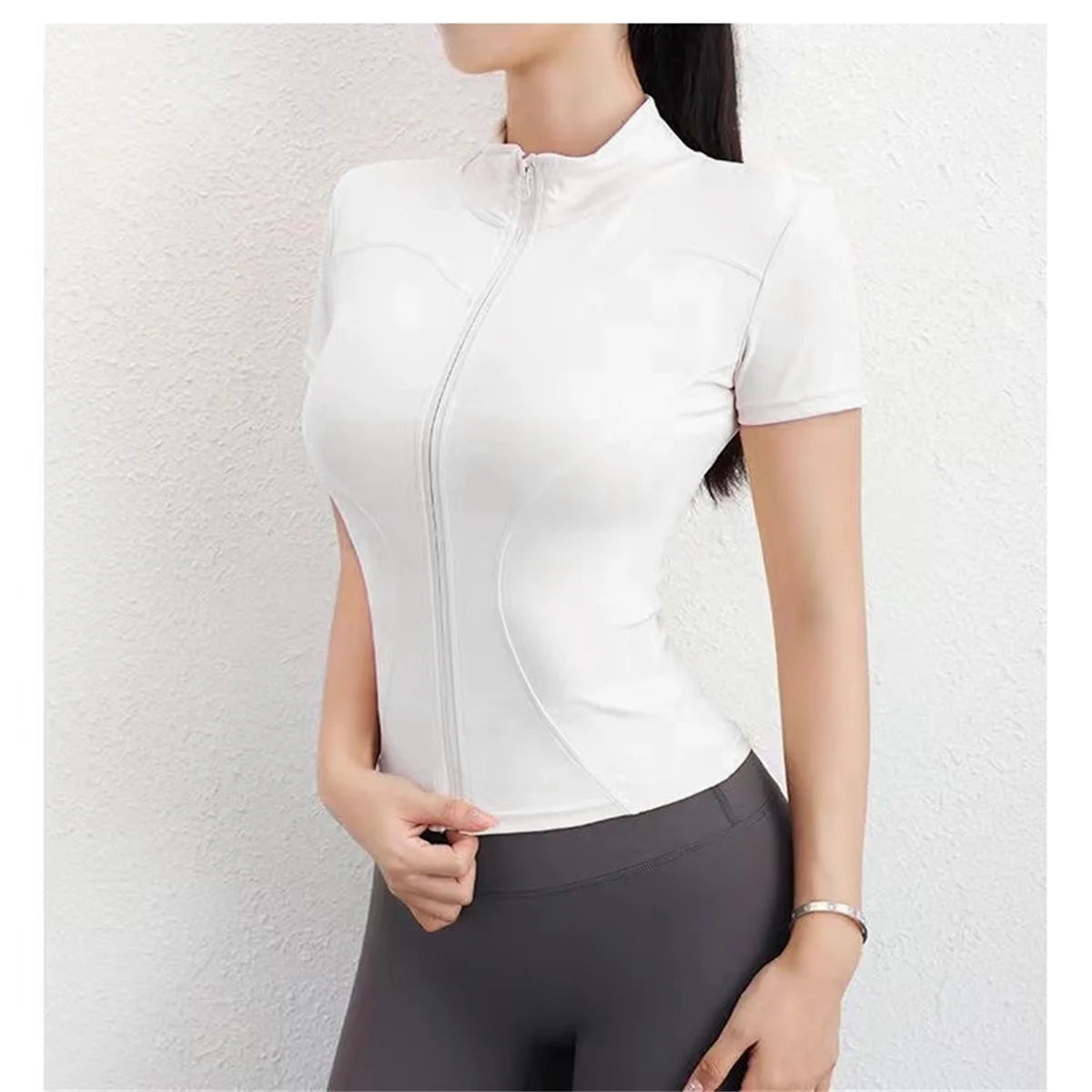 Women's Short Sleeve Sports Jacket - Summer Activewear