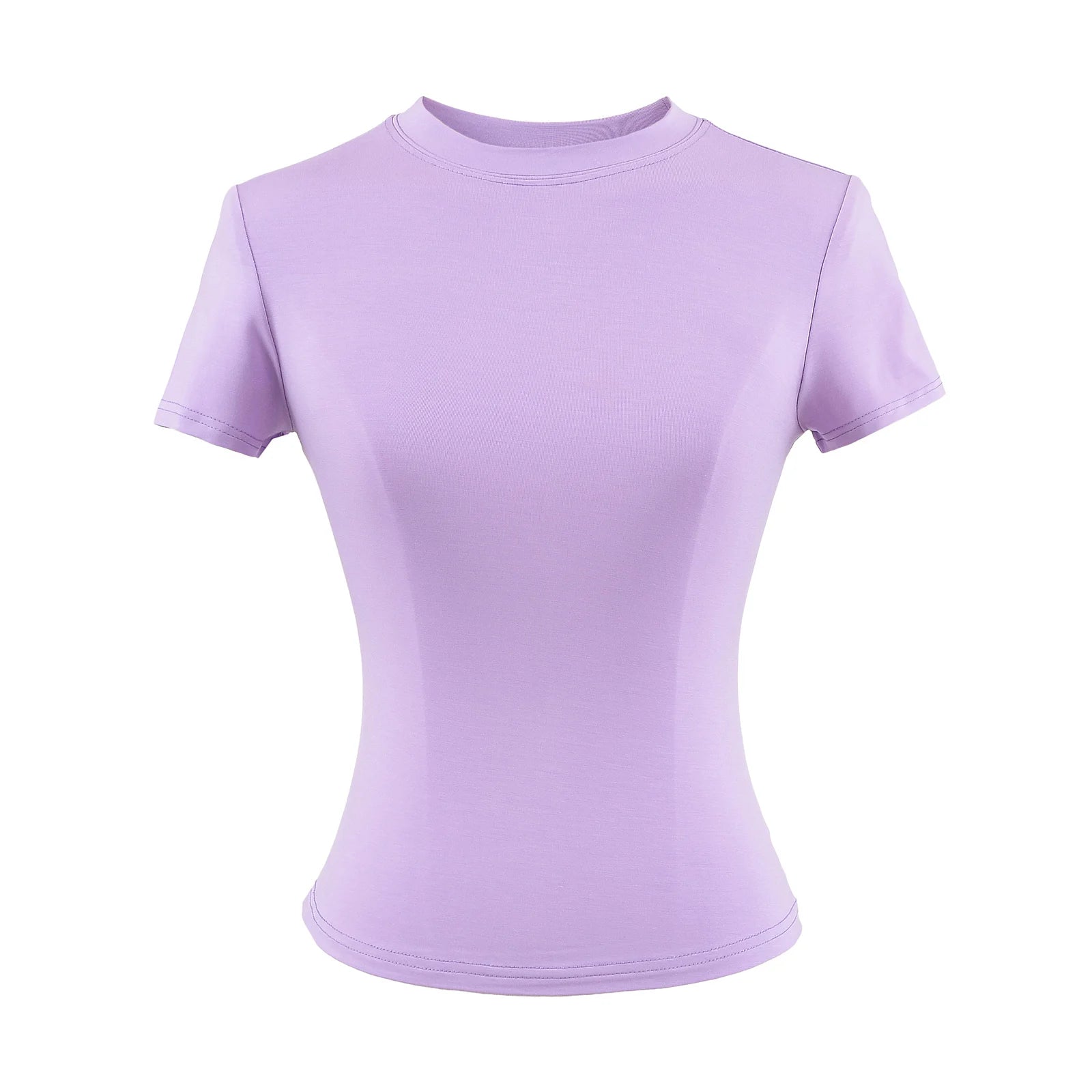 Women's Slim Fit Casual T-Shirt - Short Sleeve Top