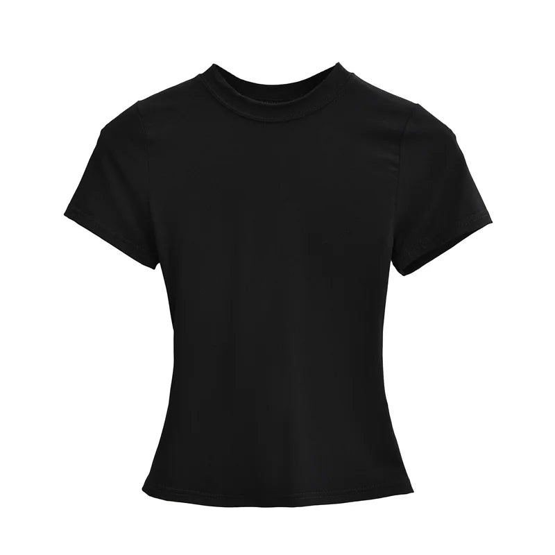 Women's Slim Fit Casual T-Shirt - Short Sleeve Top