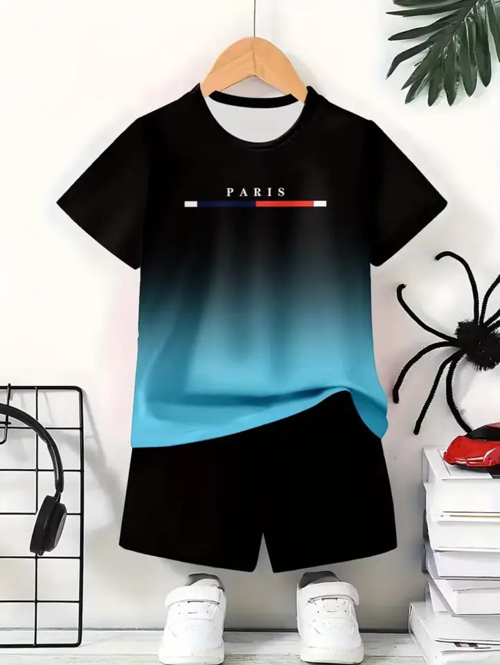 Kids Colorblock Casual Set