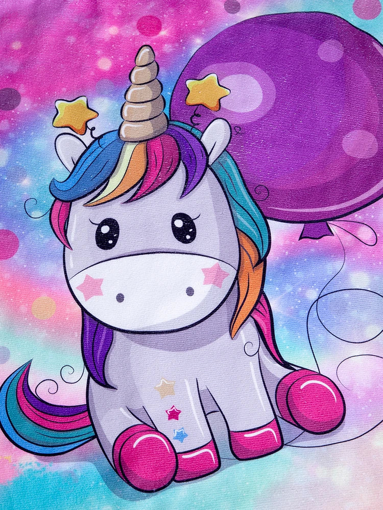 Kids Unicorn Towel worn