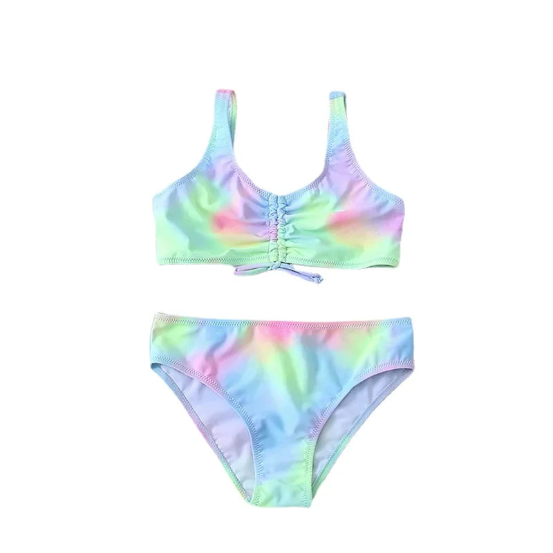 Teen Girls Ruched Bikini Set detail