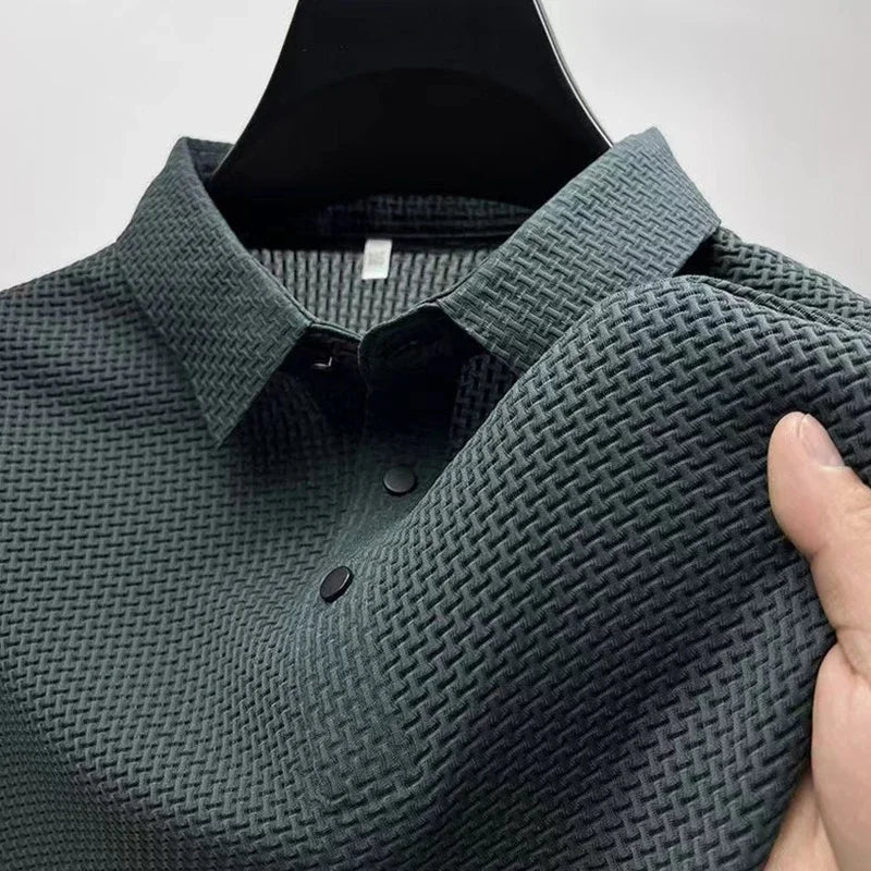 Men's Business Casual Polo Shirt