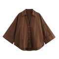 Women's Long Sleeve V-Neck Blouse