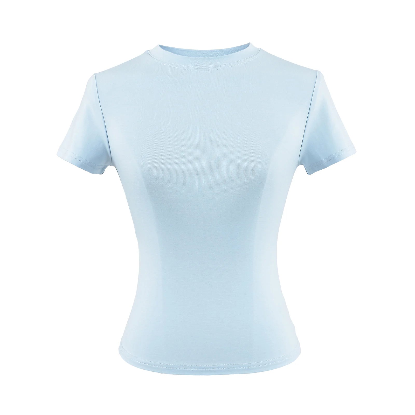 Women's Slim Fit Casual T-Shirt - Short Sleeve Top