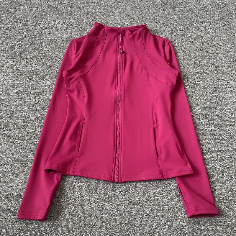 Women's Quick-Dry Fitness Jacket - Long Sleeve Activewear