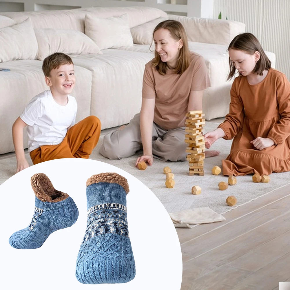 Winter Thermal Slipper Socks - Non-Slip Indoor Floor Socks