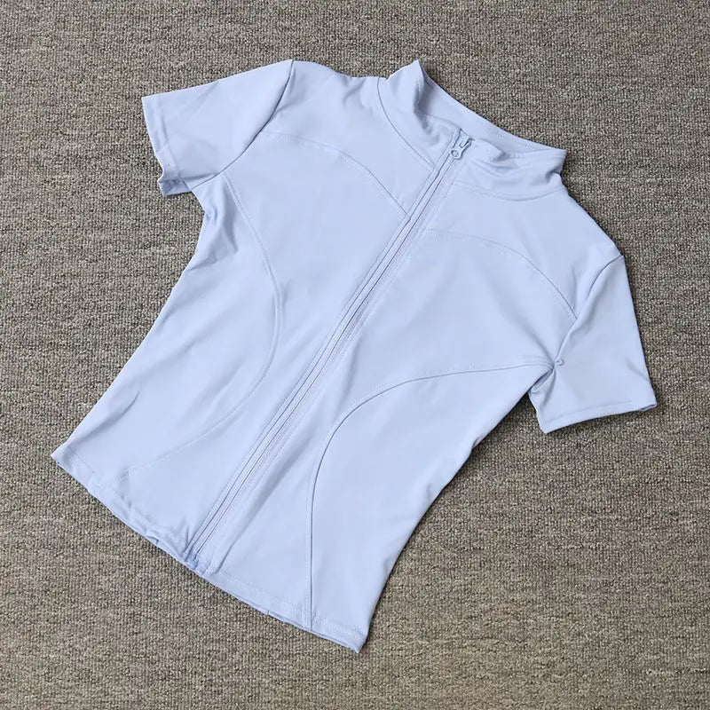 Women's Short Sleeve Sports Jacket - Summer Activewear